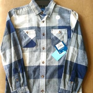 Arizona Jean Co. Boys plaid long sleeve shirt